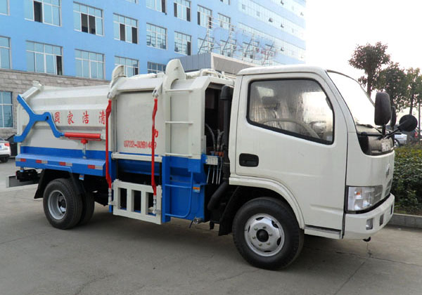 東風5方側裝掛桶式垃圾車（國五）
