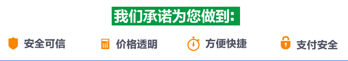 我們承諾為您做到安全可信
