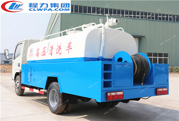 東風多利卡藍牌高壓清洗車